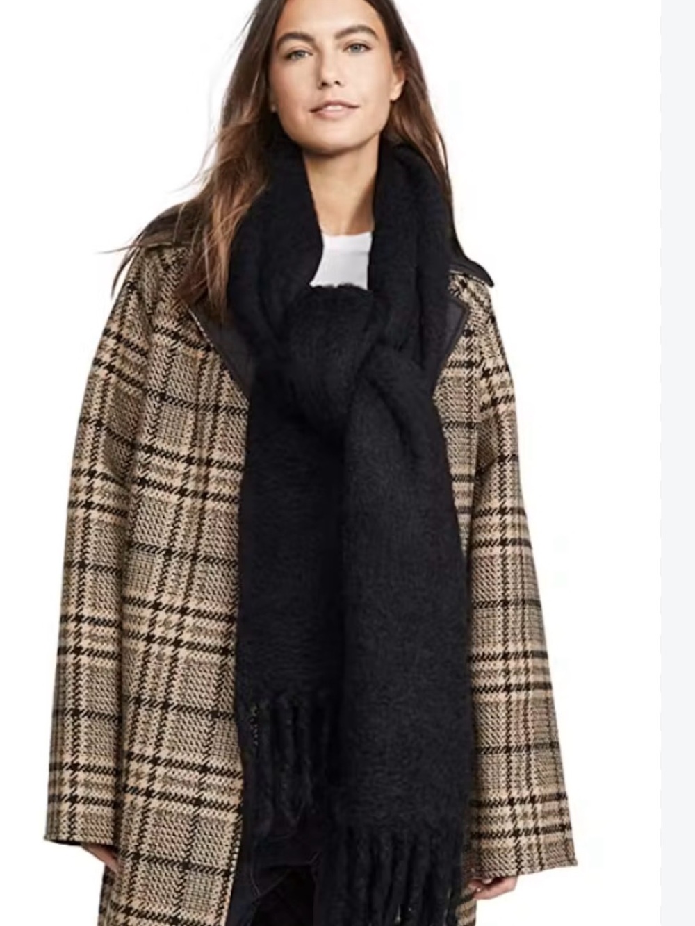 Oversized Blanket Scarf - Women Accessories